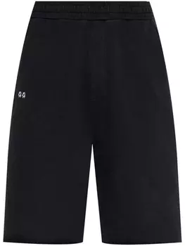 44 LABEL GROUP принтованные спортивные шорты, черный
