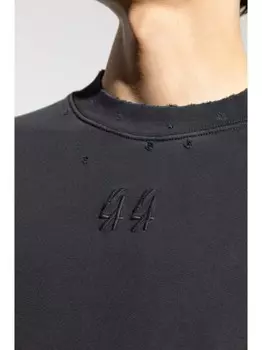 44 LABEL GROUP толстовка с графическим принтом, черный