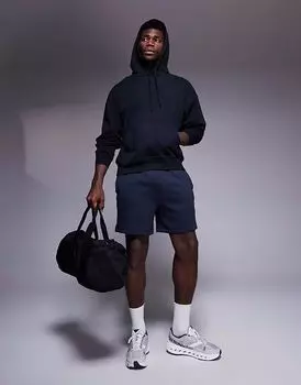 4505 быстросохнущая толстовка с капюшоном для тренировок из тяжелого материала черного цвета