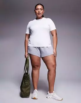 4505 Curve Icon active быстросохнущая спортивная футболка белого цвета