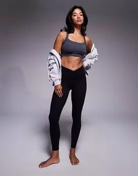4505 Petite Icon мягкие леггинсы для йоги с облегающим лифом черного цвета