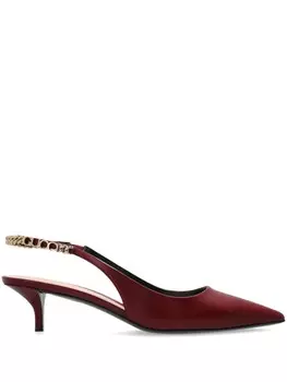 45-мм цепные туфли Gucci, красный