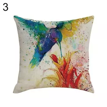 45x45 см Колибри Цветочный узор Чехлы для подушек Домашний декор дивана-3 Stuttg