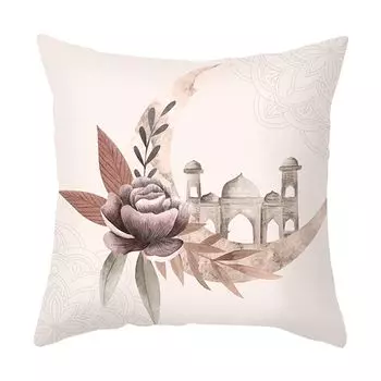 45x45 см квадратная наволочка с принтом фонаря и луны, мягкий полиэстер, персиковая кожа, украшение для дивана-кровати, наволочка, чехлы для подушек, товары для вечеринок-N Stuttg