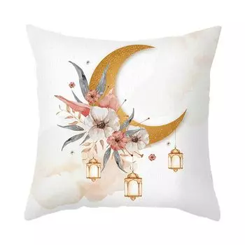45x45 см квадратная наволочка с принтом фонаря и луны, мягкий полиэстер, персиковая кожа, украшение для дивана-кровати, наволочка, чехлы для подушек, товары для вечеринок-E Stuttg