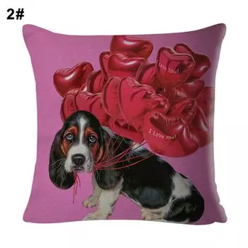 45x45 см милая собака/кошки узор пледы наволочка диван-кровать украшение-2 # Stuttg
