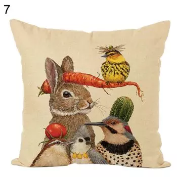 45x45 см скандинавские животные наволочка наволочка диван-кровать автомобиль украшение дома-7 # Stuttg