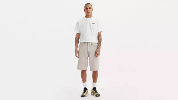 469 свободные мужские шорты 12 дюймов Levi's, серый