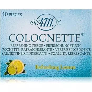 4711 Lemon Colognette Refreshing Tissue Box Of 10