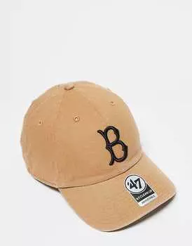 47 Brand – Boston Red Sox – Бейсболка бежевого цвета