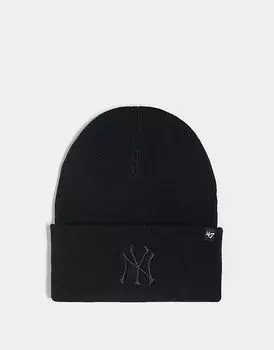 47 Brand – New York Yankees – Вязаная шапка черного цвета