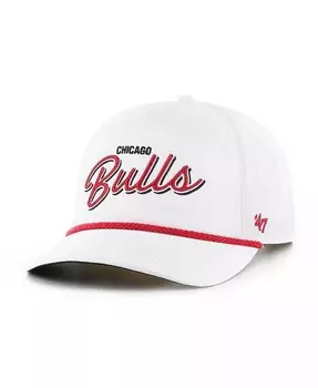47 Брендовая мужская белая регулируемая кепка Chicago Bulls Fairway Hitch brrr '47 Brand, белый