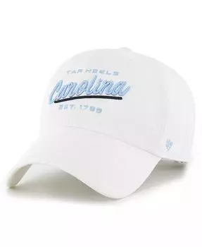 47 брендовая женская белая регулируемая шляпа на каблуке North Carolina Tar Heels Sidney Clean Up '47 Brand, белый