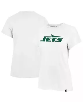 47 Женская белая футболка New York Jets Premier Frankie '47 Brand, белый