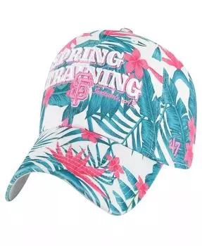 47 Женская белая регулируемая шапка San Francisco Giants 2024 Spring Training Rebloom Clean Up '47 Brand, белый