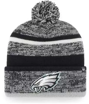 ''47 Женская черная вязаная шапка Philadelphia Eagles Northward с манжетами