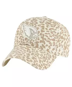47 Женская регулируемая шапка Natural Arizona Cardinals Panthera Clean Up '47 Brand, бежевый