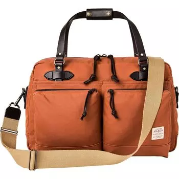 48-часовая сумка-дафл из жестяной ткани Filson, цвет rust