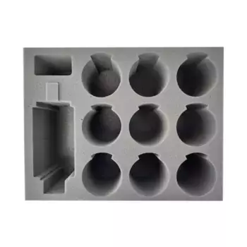 4 1/2 дюйма 9 Aethon Heavy Sentinel 1 Универсальный пенопластовый лоток Leman Russ, Battle Foam - Games Workshop - Warhammer 30,000