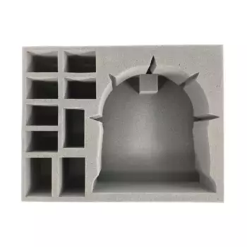 4-дюймовый пенопластовый лоток — Noctilith Crown, Battle Foam - Games Workshop - Warhammer 40,000 - Chaos Space Marines