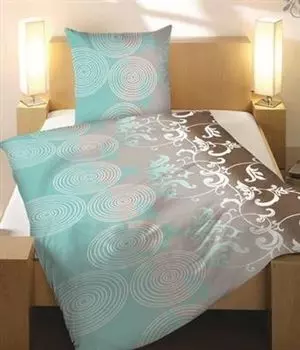 4-х предметное постельное белье из микрофибры AQUA CIRCLE 4 сезона 135х200 и 80х80 СТОИМОСТЬ КОМПЛЕКТ 4 шт. 4 части DRULINE