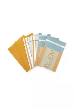 4 кухонных полотенца, 2 кухонных полотенца в наборе из 6 штук. Доброе утро Ross, зеленый