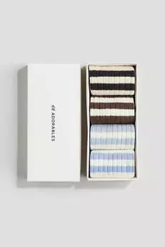 4 пары носков H&M, мультиколор