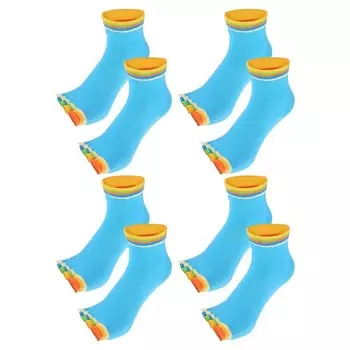 4 пары носков унисекс, нескользящие, липкие Unique Bargains, цвет Sky Blue