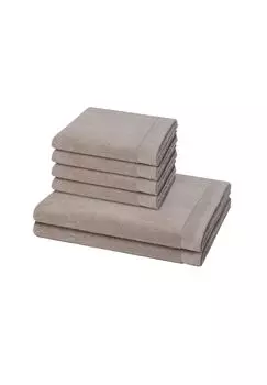 4 полотенца, 2 полотенца для душа в наборе из 6 шт. премиум-класса MoVe