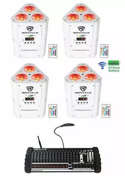 Светодиод Rockville RockWedge White LED Battery Lights