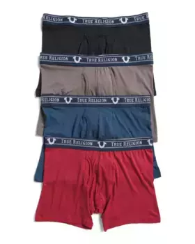 4 шт. эластичные боксеры True Religion, красный