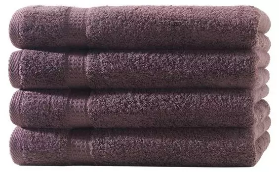 4 шт Frottier Набор полотенец Hometex Premium Textiles, 50x1x100 см цвет kaffeebraun