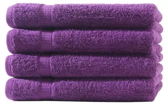 4 шт Frottier Набор полотенец Hometex Premium Textiles, 50x1x100 см цвет aubergine