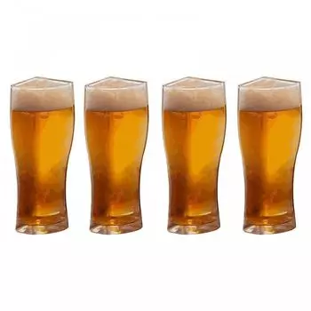 4 шт., материал пивного стакана: пластик Markenlos