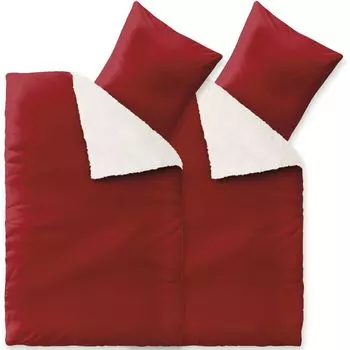 4 шт. / Постельное белье Fantasia 135х200 Песочно-красный полиэстер овчина однотонный CelinaTex