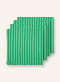 4 шт - Салфетки тканевые Pip Studio, 40x40 см, цвет grn/hellgelb
