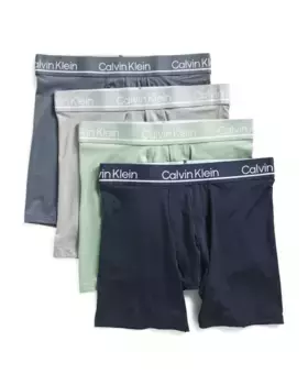 4 шт. трусы-боксеры Micro Plus Calvin Klein, серый