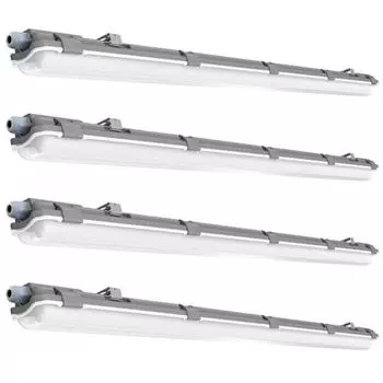 4 светодиодных светильника для ванны, 850 люмен, холодный белый, длина 66,6 см VT-6029 etc-shop, серый