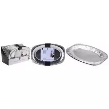 4 тарелки для барбекю, сервировочная посуда, аксессуары для гриля, 2 шт., 42,5x28,5 см Markenlos