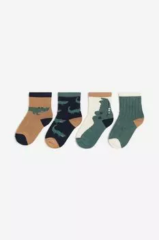 4 упаковки носков H&M, синий