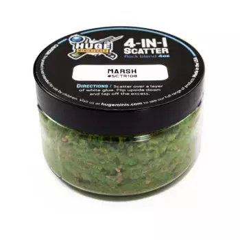 4-в-1 Scatter Flock — болотный Scatter, Basing Materials & Weathering