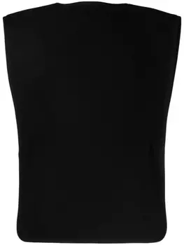 4SDESIGNS шерстяной кейп, черный