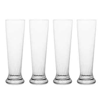 4x пивных бокала Morleos небьющиеся дрожжевые пшеничные пивные бокалы Pilsner Shandy неубиваемые, выдерживают до 2000 полосканий походы кемпинг клуб бар бассейн пивной сад бокалы для Октоберфеста 650 мл