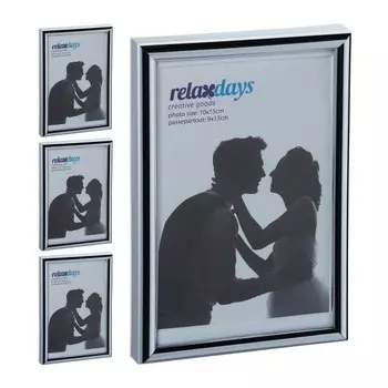 4xРамка для фотографий Relaxdays 10x15 cm silber, серебряный