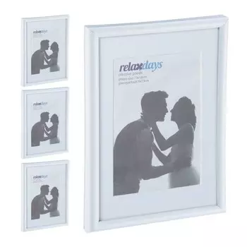 4xРамка для фотографий Relaxdays 13x18 cm wei, белый