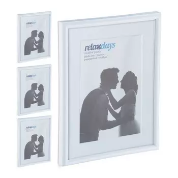 4xРамка для фотографий Relaxdays 15x20 cm wei, белый