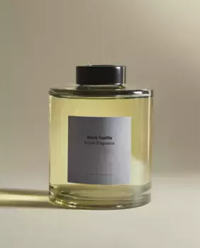 (500 мл) диффузоры с черными ванильными язычками Zara Home, черный