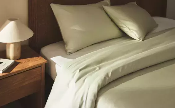 (500 нитей) пододеяльник из сатина Zara Home, экрю