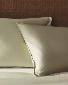 (500 нитей) сатиновая наволочка Zara Home, экрю