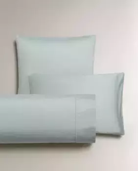 (500 нитей) сатиновая наволочка Zara Home, серый